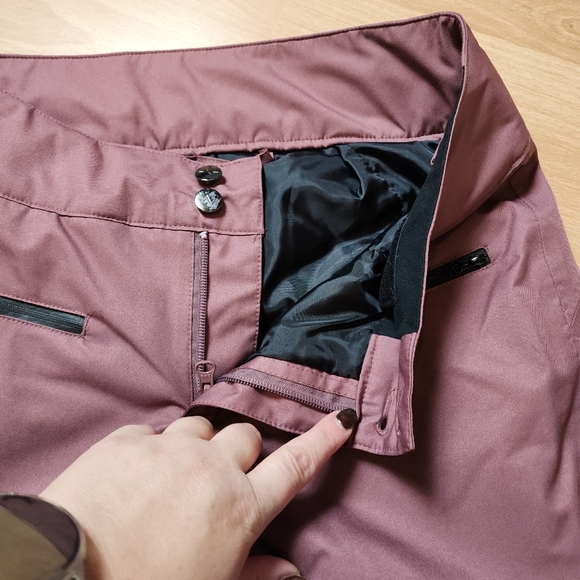 Pulse Pink Mauve Snowboarding Pants Size Small - Picture 13 of 16